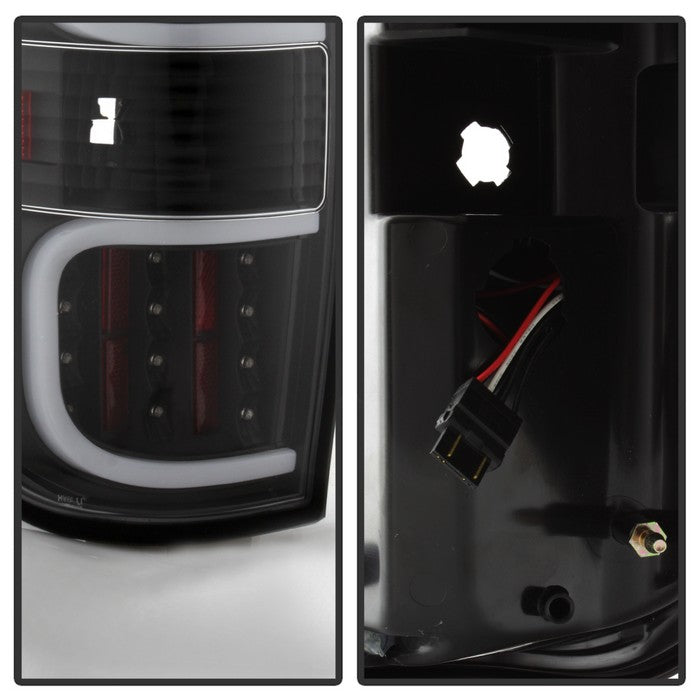 SPYDER xTune Ford F150 09-14 LED Tail Lights - Black ALT-ON-FF15009-LBLED-BK 5082169