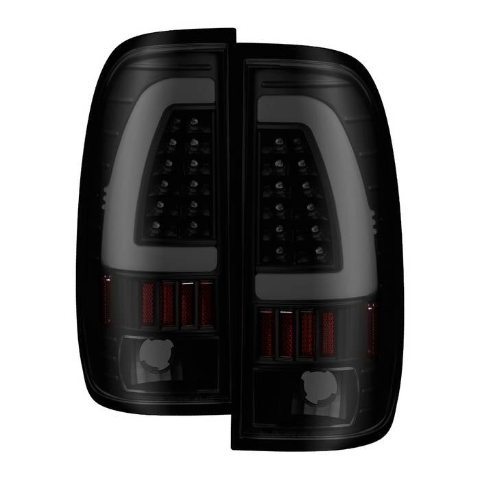 SPYDER xTune 97-03 Ford F-150 Light Bar LED Tail Lights - Black Smoke (ALT-ON-FF15097-LBLED-BSM) 9038501