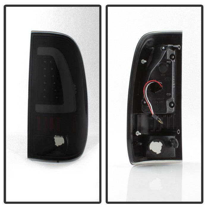 SPYDER xTune 97-03 Ford F-150 Light Bar LED Tail Lights - Black Smoke (ALT-ON-FF15097-LBLED-BSM) 9038501