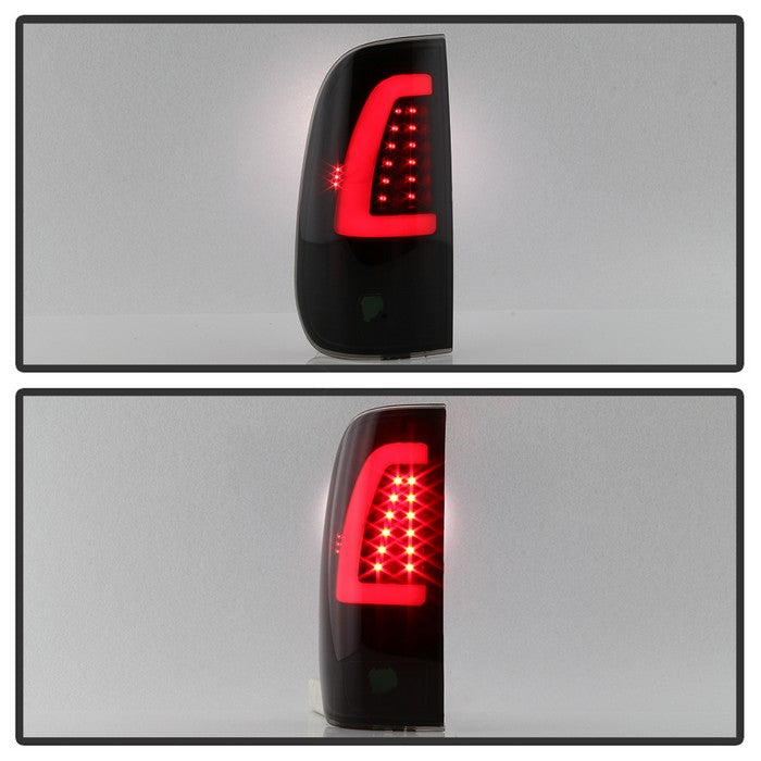 SPYDER xTune 97-03 Ford F-150 Light Bar LED Tail Lights - Black Smoke (ALT-ON-FF15097-LBLED-BSM) 9038501