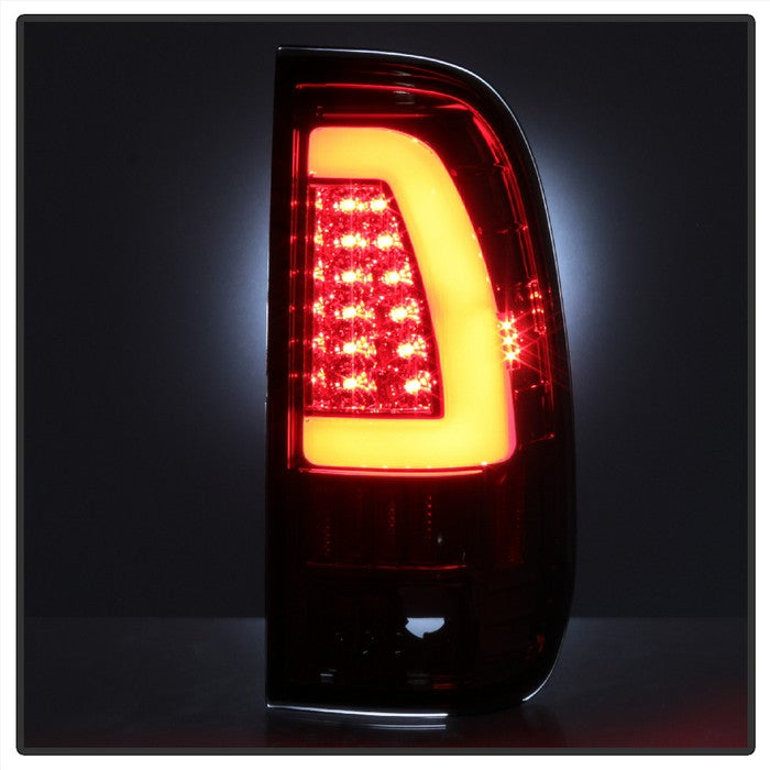 SPYDER xTune Ford F150 Styleside 97-03 Light Bar LED Tail Lights - Smoke ALT-ON-FF15097-LBLED-SM 5082107