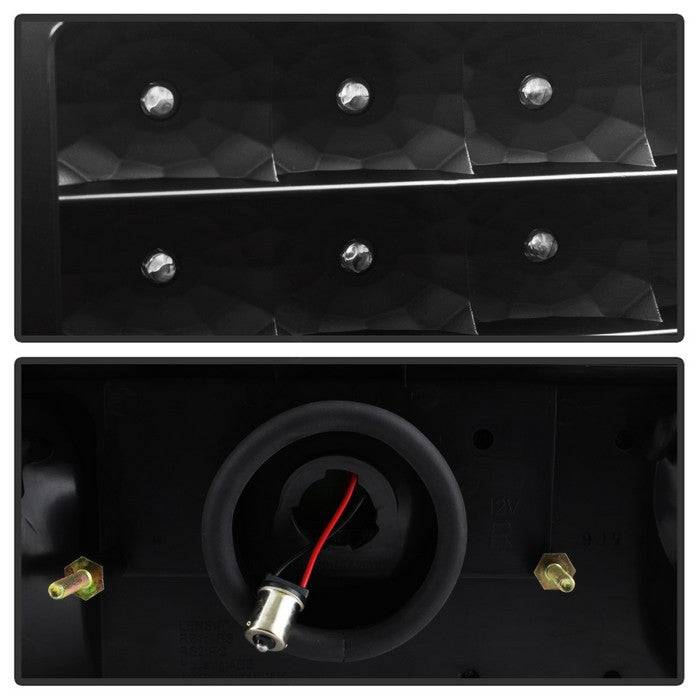 SPYDER Xtune Ford MUStang 87-93 LED Tail Lights Black ALT-ON-FM87-LED-BK 5012975
