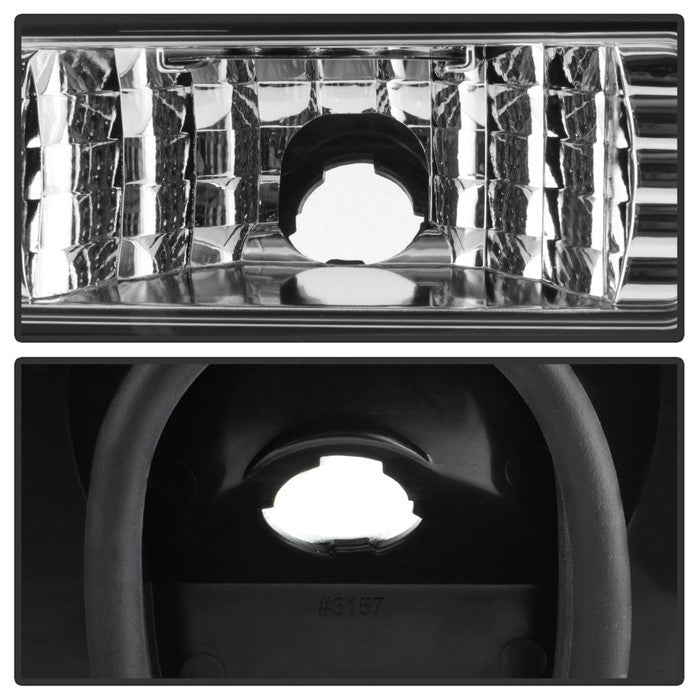 SPYDER Xtune Ford MUStang 87-93 LED Tail Lights Black ALT-ON-FM87-LED-BK 5012975