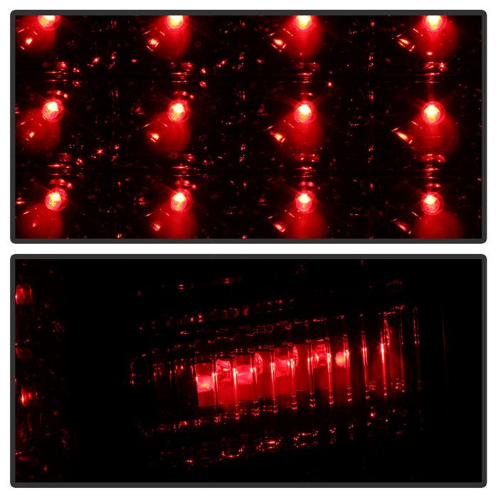 SPYDER Xtune Ford MUStang 87-93 LED Tail Lights Red Smoke ALT-ON-FM87-LED-RS 5012999