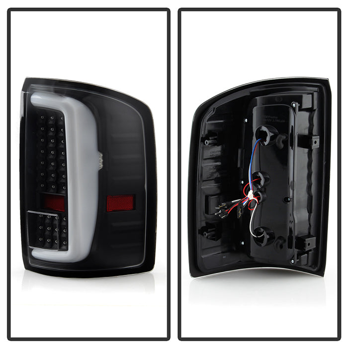 xTune GMC Sierra 1500 14-18 2500HD/3500HD 15-19 LED Tail Lights - Black ALT-ON-GS14-LBLED-BK 9050213