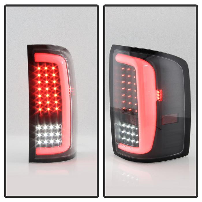 xTune GMC Sierra 1500 14-18 2500HD/3500HD 15-19 LED Tail Lights - Black ALT-ON-GS14-LBLED-BK 9050213