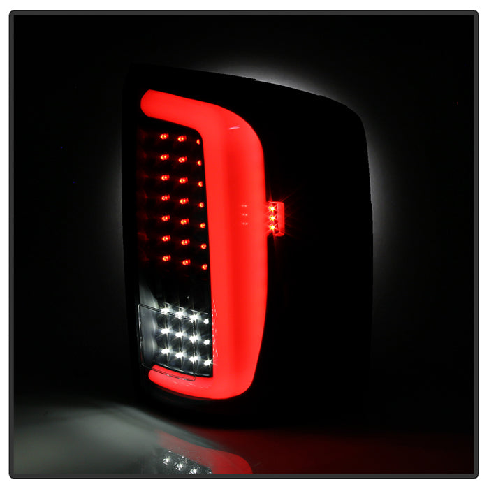 xTune GMC Sierra 1500 14-18 2500HD/3500HD 15-19 LED Tail Lights - Black ALT-ON-GS14-LBLED-BK 9050213