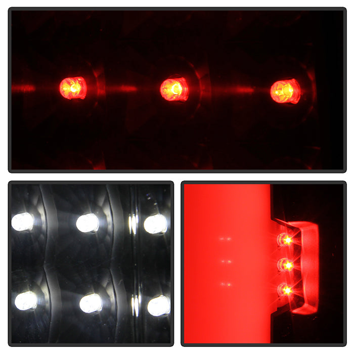 xTune GMC Sierra 1500 14-18 2500HD/3500HD 15-19 LED Tail Lights - Black ALT-ON-GS14-LBLED-BK 9050213
