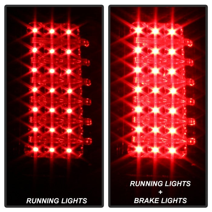 SPYDER Xtune Hummer H3 06-09 ( Non H3T ) LED Tail Lights Smoke ALT-ON-HH306-LED-SM 5013064