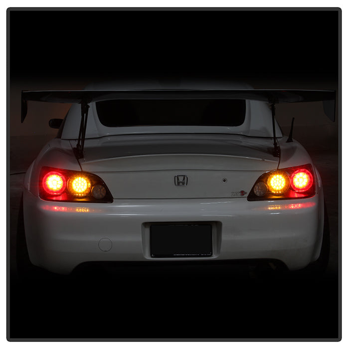 SPYDER xTune Honda S2000 04-08 LED Tail Lights - Black ALT-ON-HS2K04-LED-BK 5081605