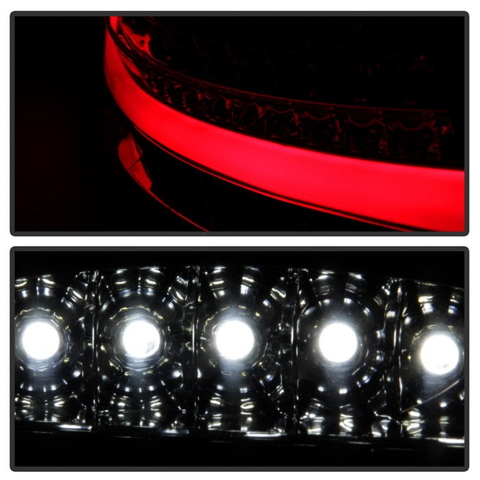 SPYDER xTune Porsche 987 Cayman 06-08 / Boxster 05-08 LED Tail Lights - Red Clear ALT-ON-P98705-LED-RC 9038600