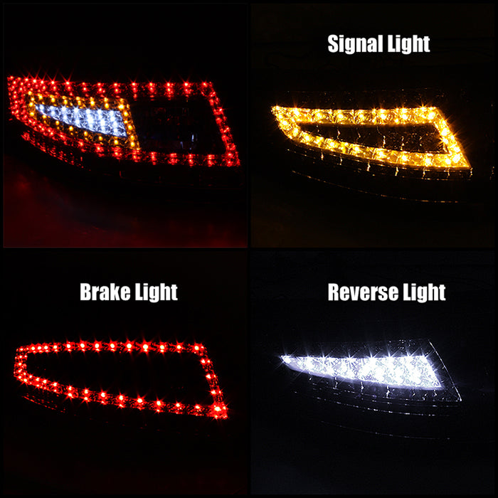 SPYDER Xtune Porsche 911 997 05-08 LED Tail Lights Red Clear ALT-ON-P99705-LED-RC 5008848