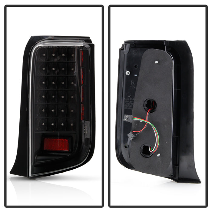 SPYDER Xtune Scion Xb 08-10 LED Tail Lights Black ALT-ON-TSXB08-LED-BK 5013156