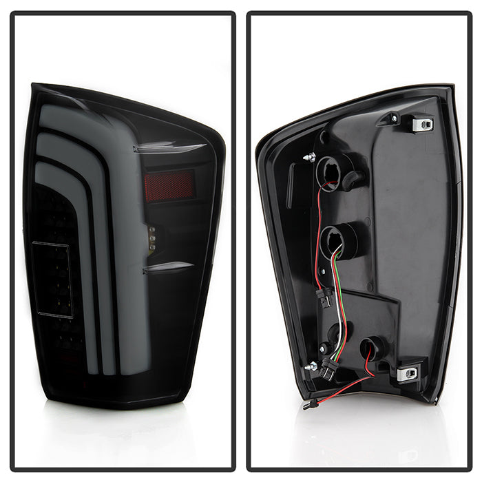 SPYDER xTune 16-19 Toyota Tacoma Version LED Tail Lights - Black Smoke (ALT-ON-TT16-LBLED-BSM) 9048630