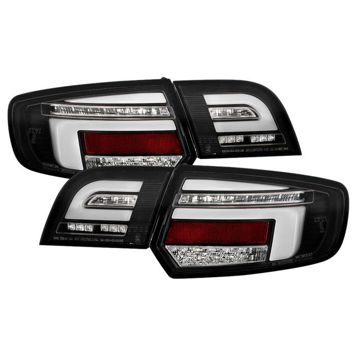 SPYDER 03-08 Audi A3 Full LED Tail Lights - Black (ALT-YD-AA303-LED-BK) 5089076