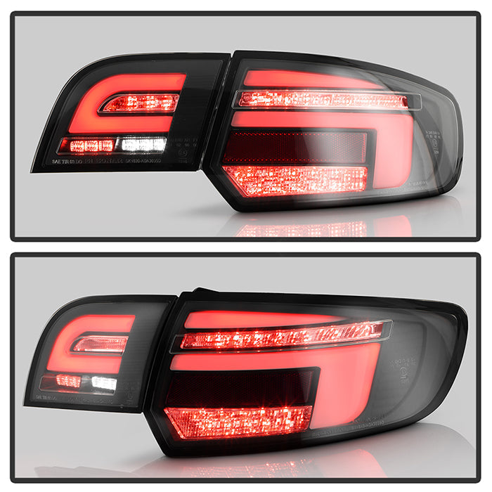 SPYDER 03-08 Audi A3 Full LED Tail Lights - Black (ALT-YD-AA303-LED-BK) 5089076