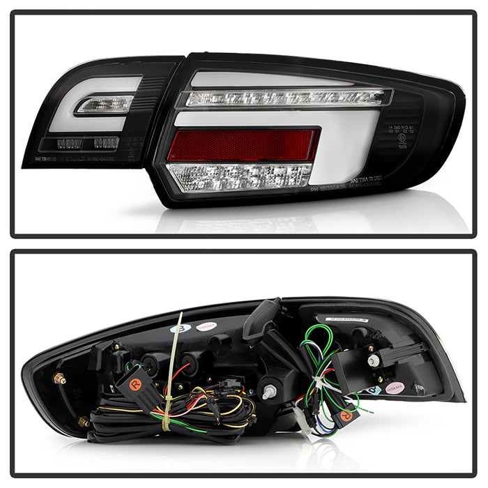 SPYDER 03-08 Audi A3 Full LED Tail Lights - Black (ALT-YD-AA303-LED-BK) 5089076