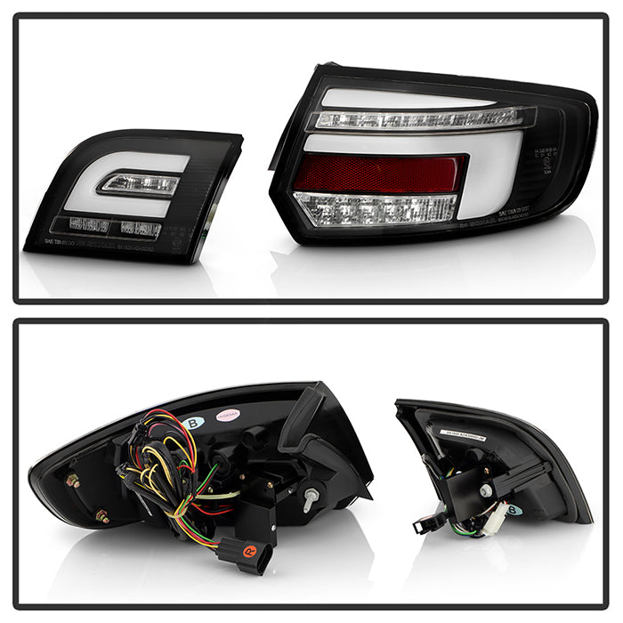 SPYDER 09-13 Audi A3 Full LED Tail Lights - Black (ALT-YD-AA309-LED-BK) 5089069