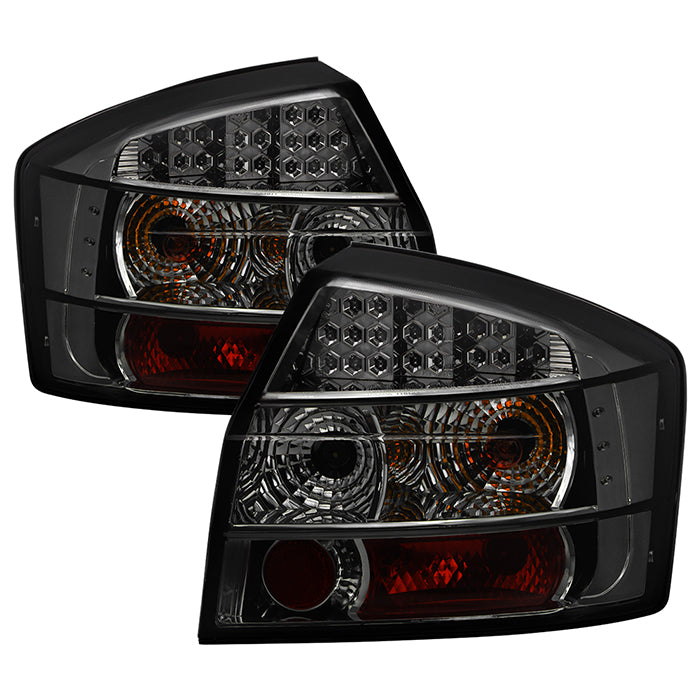 Spyder Audi A4 02-05 LED Tail Lights Smoke ALT-YD-AA402-LED-SM 5022479