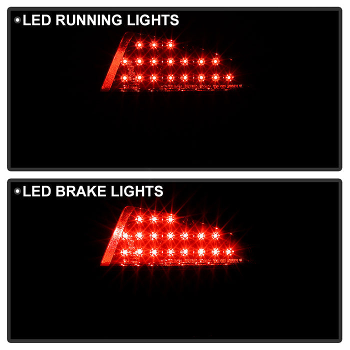 Spyder Audi A4 02-05 LED Tail Lights Smoke ALT-YD-AA402-LED-SM 5022479