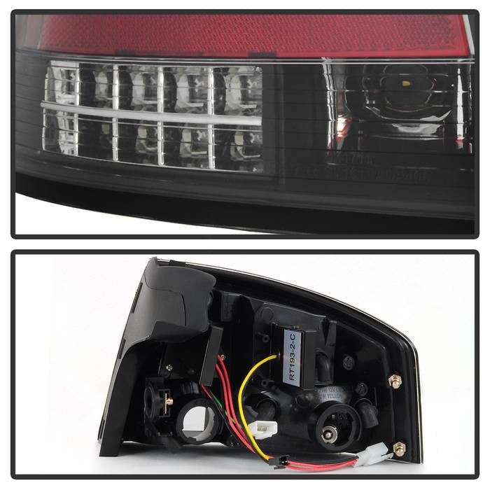 Spyder Audi A4 4Dr 06-08 LED Tail Lights Black ALT-YD-AA406-G2-LED-BK 5029287