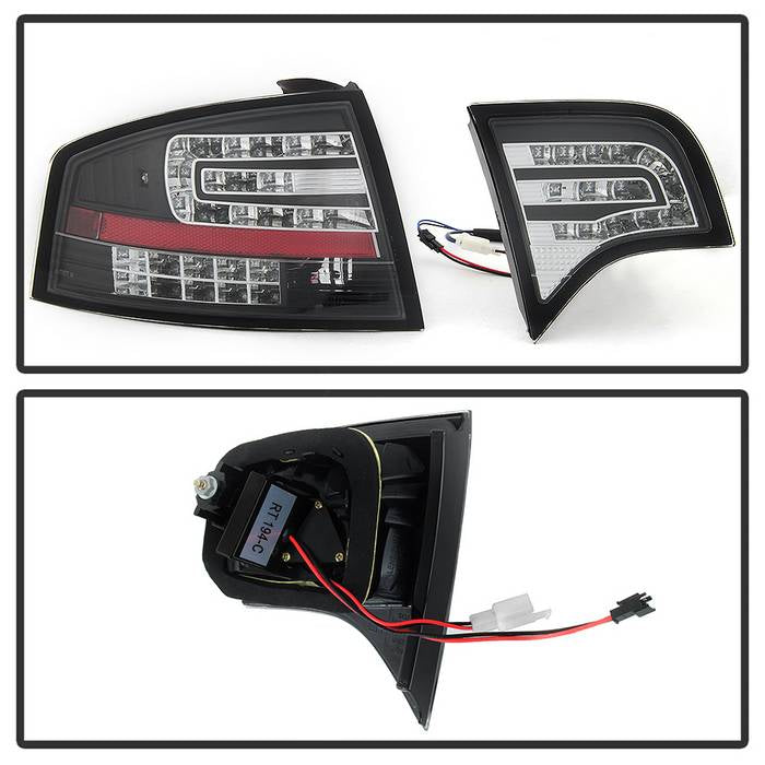 Spyder Audi A4 4Dr 06-08 LED Tail Lights Black ALT-YD-AA406-G2-LED-BK 5029287