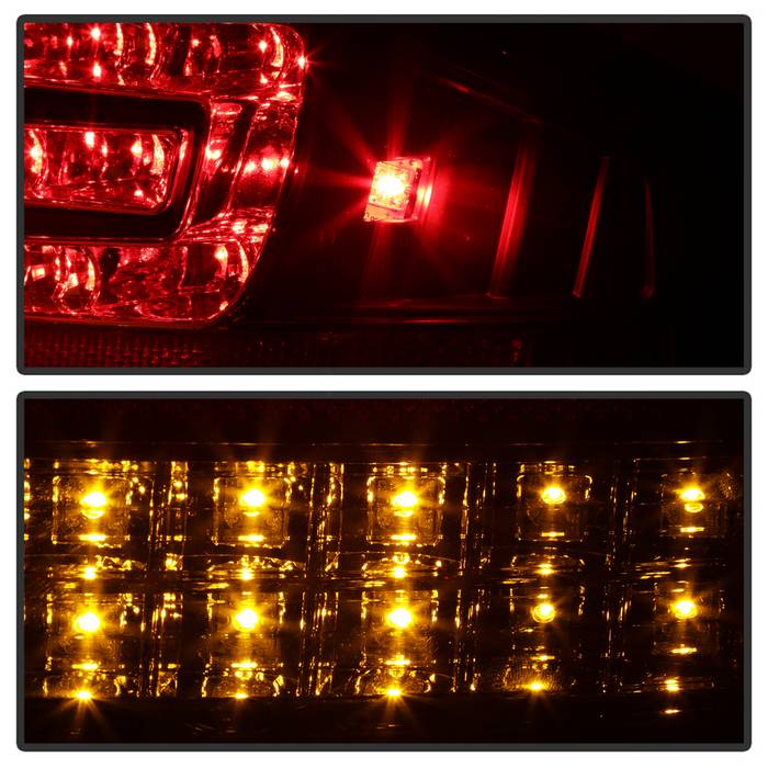 Spyder Audi A4 4Dr 06-08 LED Tail Lights Black ALT-YD-AA406-G2-LED-BK 5029287