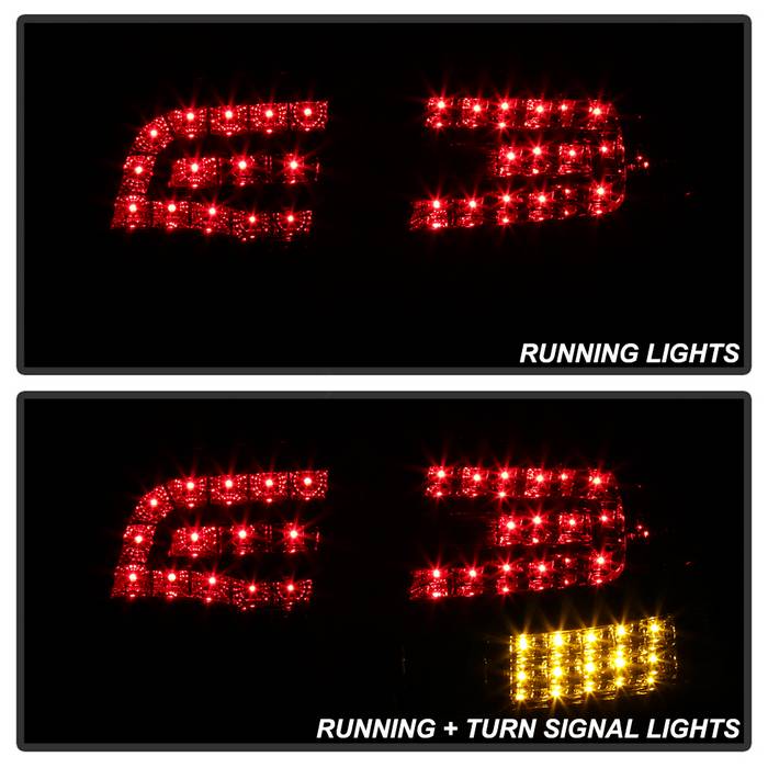 Spyder Audi A4 4Dr 06-08 LED Tail Lights Red Clear ALT-YD-AA406-G2-LED-RC 5029294
