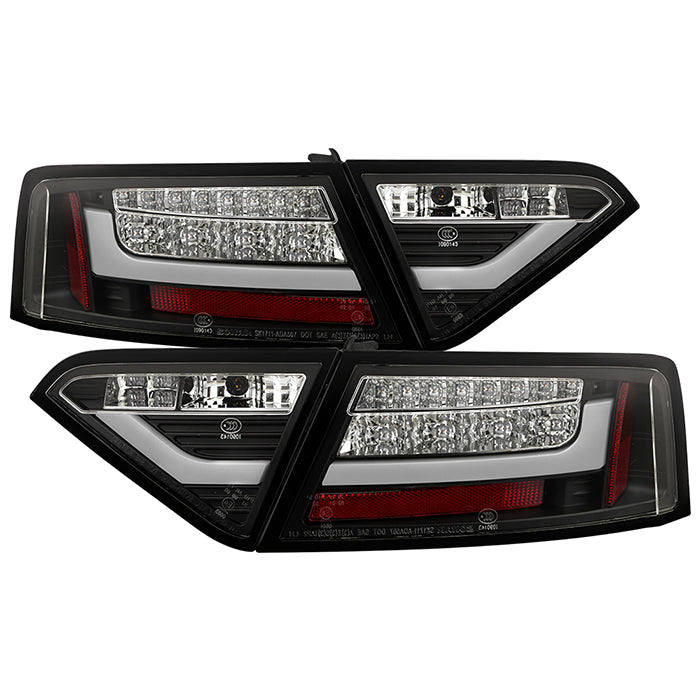 Spyder Audi A5 08-12 LED Tail Lights Black ALT-YD-AA508-LED-BK 5082275