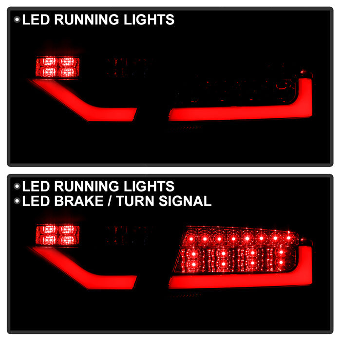 Spyder Audi A5 08-12 LED Tail Lights Black ALT-YD-AA508-LED-BK 5082275