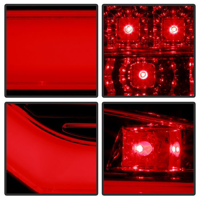 Spyder 08-12 Audi A5 LED Tail Lights - Red Clear ALT-YD-AA508V2-LED-RC 5083258