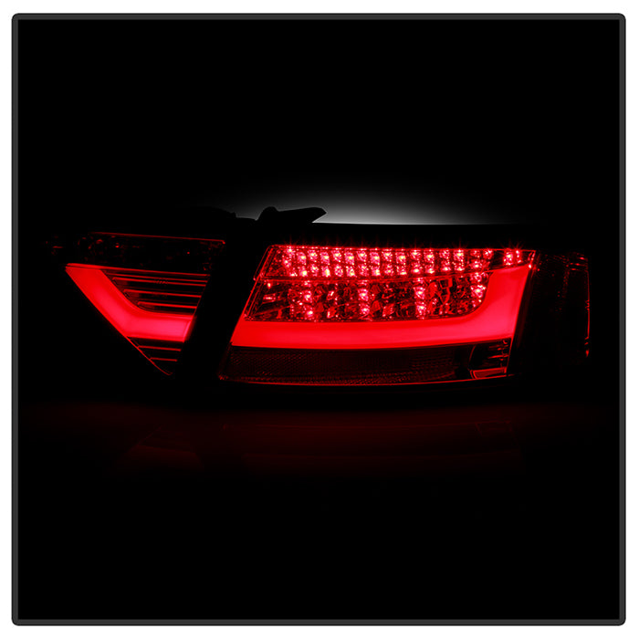 Spyder 08-12 Audi A5 LED Tail Lights - Red Clear ALT-YD-AA508V2-LED-RC 5083258