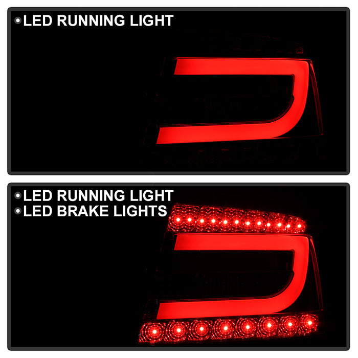 Spyder Audi A6 05-08 4Dr Sedan Only Light Bar LED Tail Lights Smke ALT-YD-AA605V2-LBLED-SM 5080776
