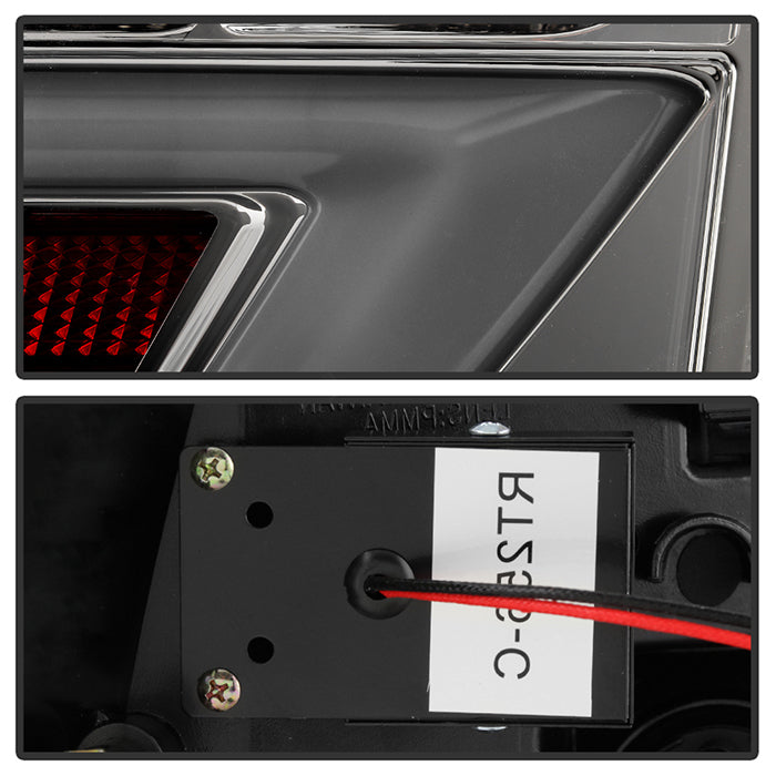 Spyder Audi A6 05-08 4Dr Sedan Only Light Bar LED Tail Lights Smke ALT-YD-AA605V2-LBLED-SM 5080776