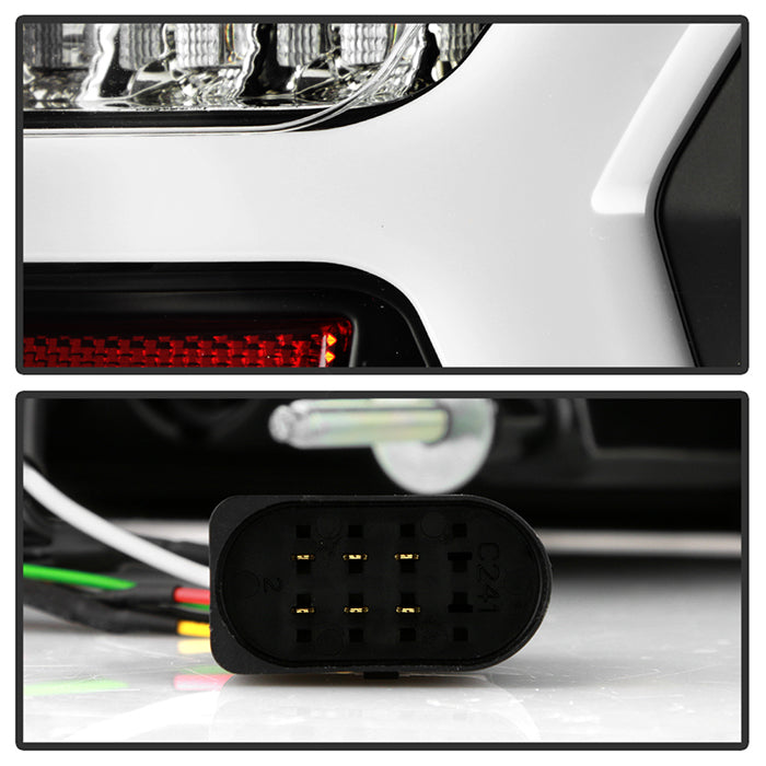 Spyder 09-12 Audi A6 LED Tail Lights - Black (ALT-YD-AA609-LED-BK) 5085160