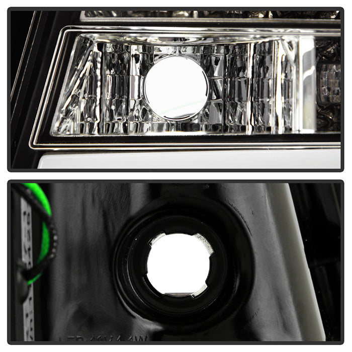 Spyder 09-12 Audi A6 LED Tail Lights - Black (ALT-YD-AA609-LED-BK) 5085160