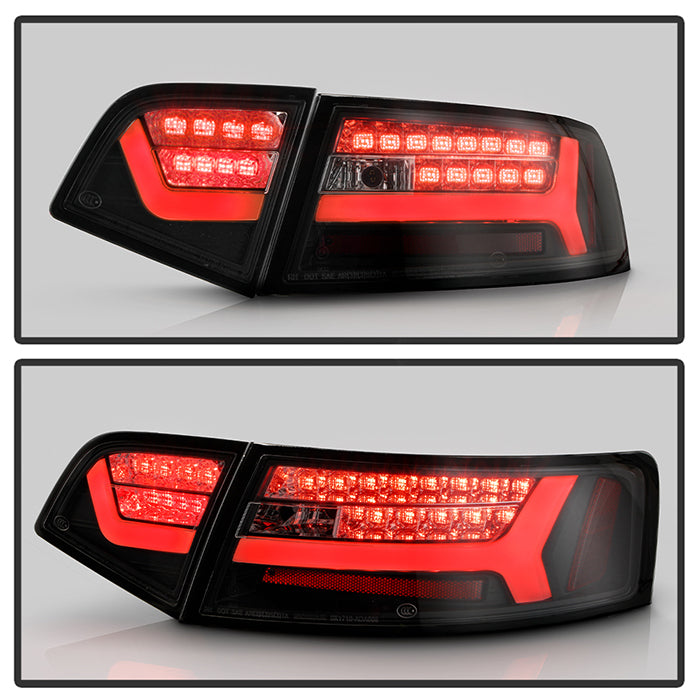 Spyder 09-12 Audi A6 LED Tail Lights - Black (ALT-YD-AA609-LED-BK) 5085160