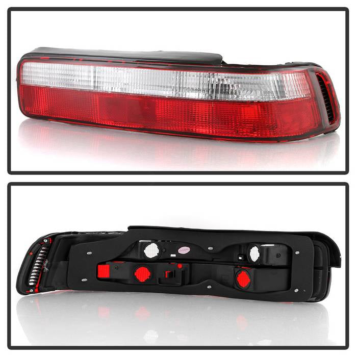 Spyder Acura Integra 90-93 2Dr Euro Style Tail Lights Red Clear ALT-YD-AI90-RC 5000187