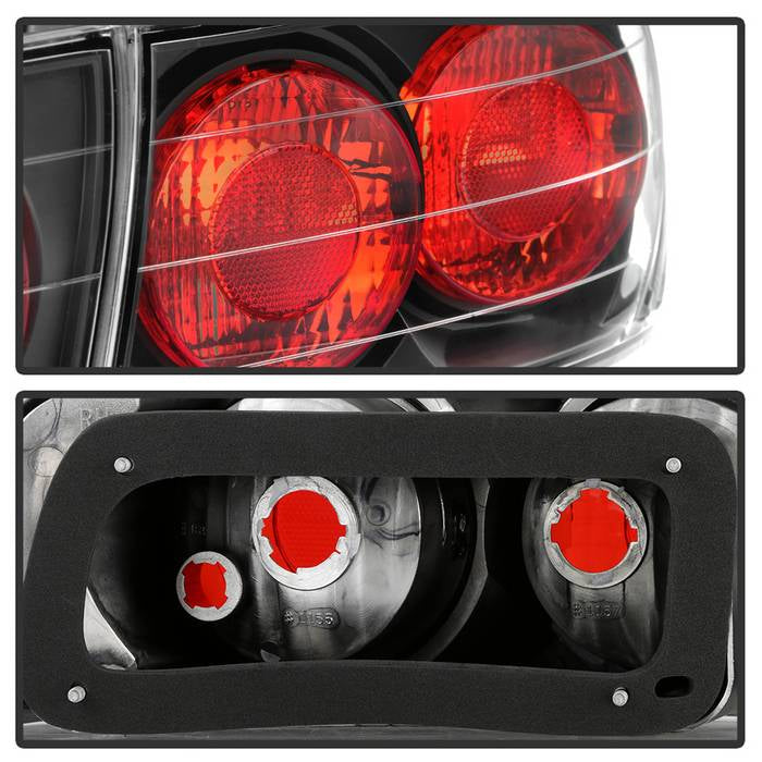 Spyder Acura Integra 94-01 4Dr Euro Style Tail Lights Black ALT-YD-AI94-4D-BK 5000200