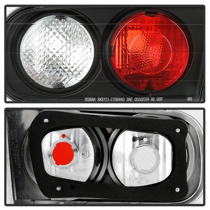 Spyder Acura Integra 94-01 4Dr Euro Style Tail Lights Black ALT-YD-AI94-4D-BK 5000200