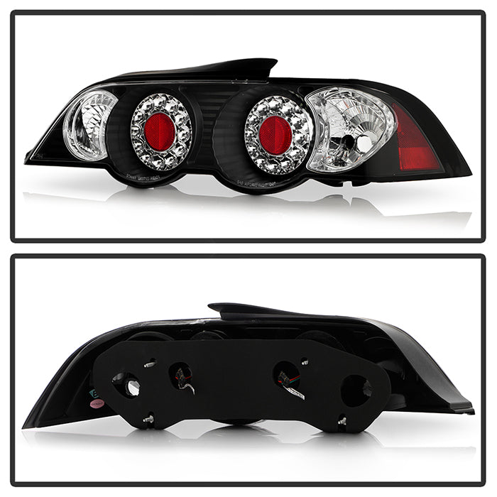 Spyder Acura RSX 02-04 LED Tail Lights Black ALT-YD-ARSX02-LED-BK 5000361