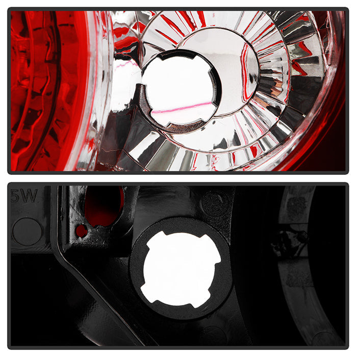 Spyder Acura RSX 02-04 LED Tail Lights Red Clear ALT-YD-ARSX02-LED-RC 5000385