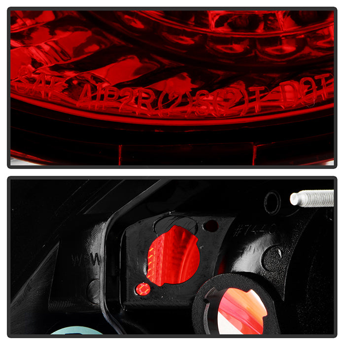 Spyder Acura RSX 02-04 LED Tail Lights Red Clear ALT-YD-ARSX02-LED-RC 5000385