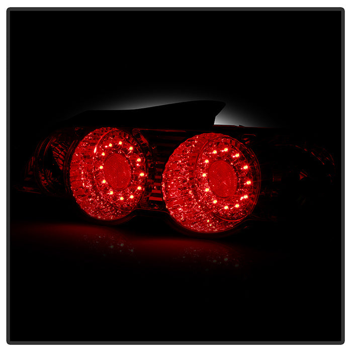 Spyder Acura RSX 02-04 LED Tail Lights Red Clear ALT-YD-ARSX02-LED-RC 5000385