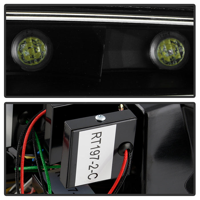 Spyder Audi TT 07-12 LED Tail Lights Black ALT-YD-ATT07-LED-BK 5081674
