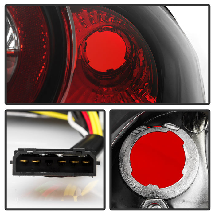 Spyder Audi TT 00-06 Euro Style Tail Lights Black ALT-YD-ATT99-BK 5000408