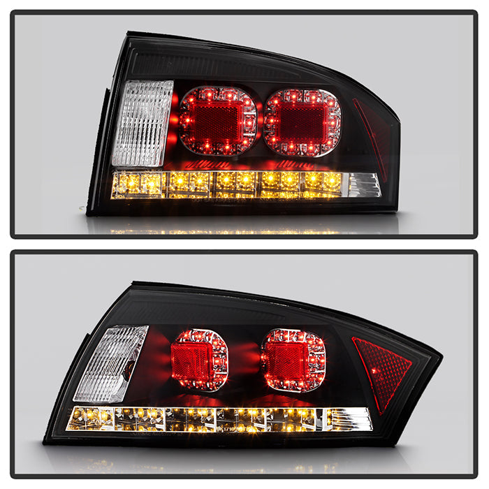 Spyder Audi TT 00-06 LED Tail Lights Black ALT-YD-ATT99-LED-BK 5000422