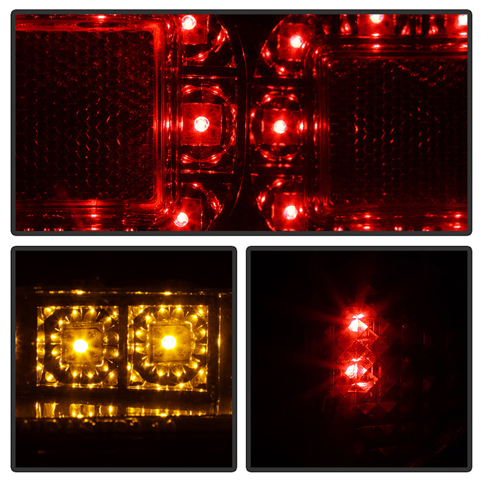 Spyder Audi TT 00-06 LED Tail Lights Black ALT-YD-ATT99-LED-BK 5000422