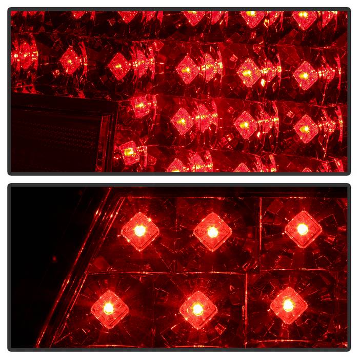 Spyder BMW E38 7-Series 95-01 LED Tail Lights Red Clear ALT-YD-BE3895-LED-RC 5000620