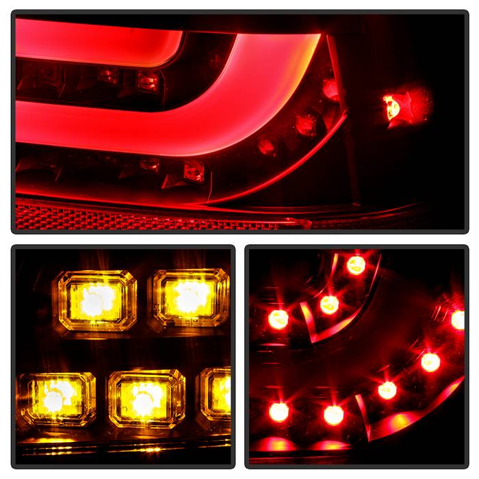 Spyder BMW E46 00-03 2Dr Coupe Light Bar LED Tail Lights Blk ALT-YD-BE4600-LBLED-BK 5073815